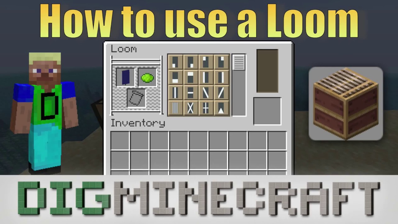 How to make a loom in Minecraft