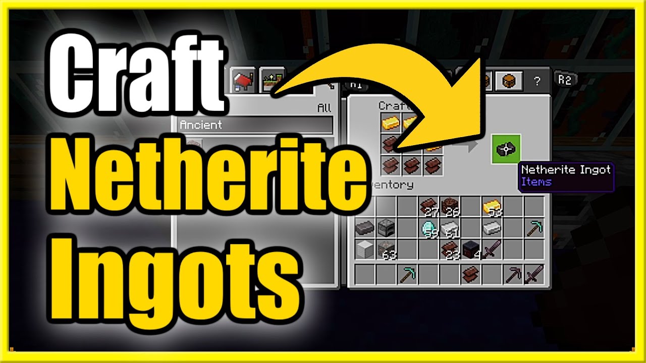 How to make Netherite ingot in Minecraft?