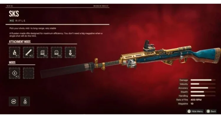 Far Cry 6 Best Weapons To Make Your Game Intense 8 Far Cry 6 Best Weapons - SKS