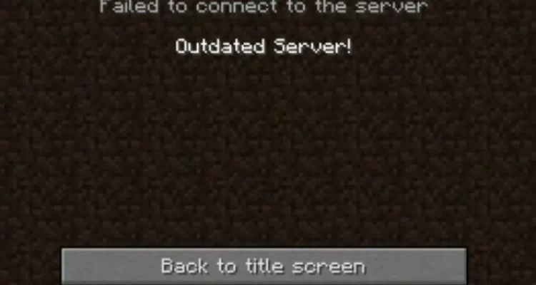 How To Fix Outdated Server On Minecraft Xbox?