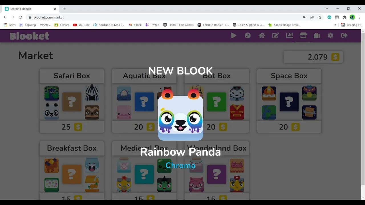 How do I get Rainbow Panda in Blooket (100% working)