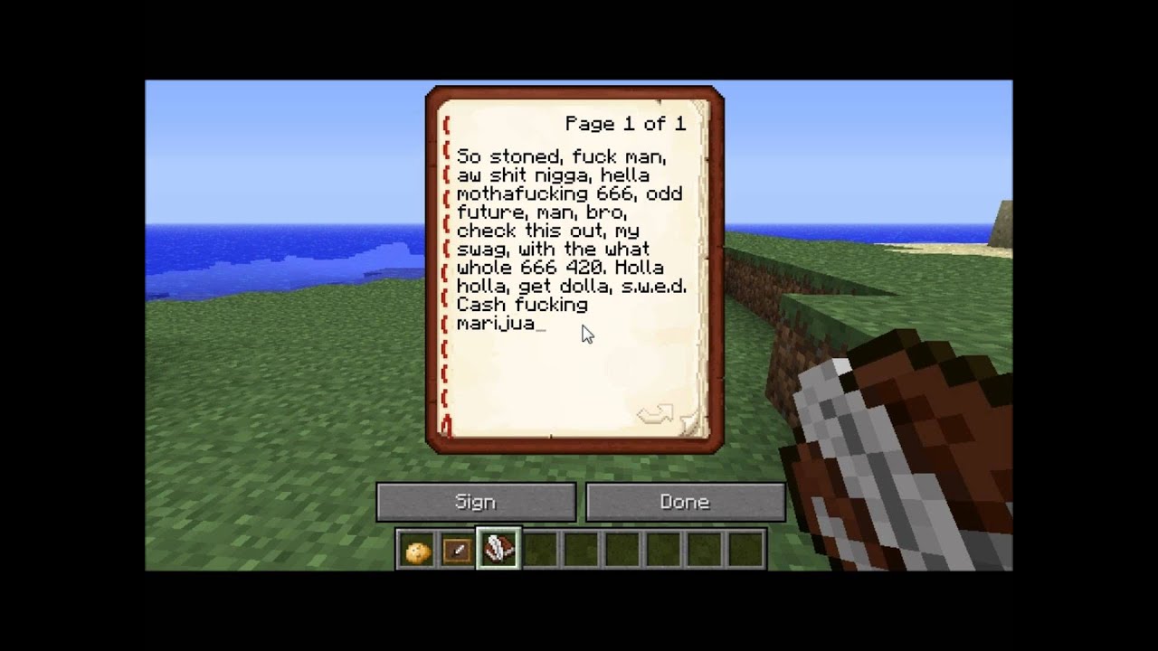 How To Write In A Book In Minecraft Pe