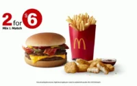 McDonald’s 2 For $6 Deal End Date